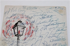 Nicklaus, Palmer, Snead & 30+ Signed Menu from 1965 Carling World Open JSA ALOA