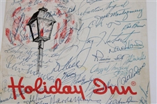 Nicklaus, Palmer, Snead & 30+ Signed Menu from 1965 Carling World Open JSA ALOA