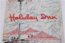 Nicklaus, Palmer, Snead & 30+ Signed Menu from 1965 Carling World Open JSA ALOA