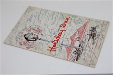 Nicklaus, Palmer, Snead & 30+ Signed Menu from 1965 Carling World Open JSA ALOA