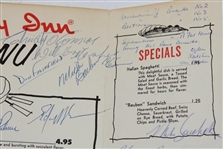 Nicklaus, Palmer, Snead & 30+ Signed Menu from 1965 Carling World Open JSA ALOA