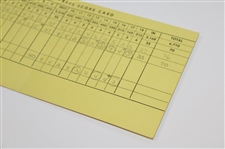 1958 PGA Championship at Llanerch Country Club Official Press Scorecard
