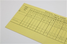 1958 PGA Championship at Llanerch Country Club Official Press Scorecard