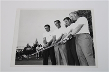 Eight (8) Jack Nicklaus Photos with others - Press, Wire & other