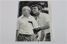 Eight (8) Jack Nicklaus Photos with others - Press, Wire & other