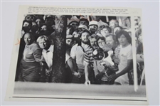 Eight (8) Jack Nicklaus Photos with others - Press, Wire & other