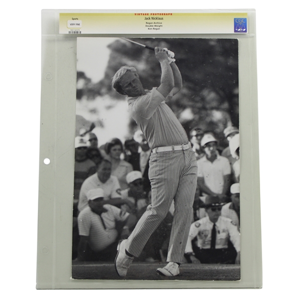 Jack Nicklaus Post-Swing Regan Archive Photo CGC #7001142079