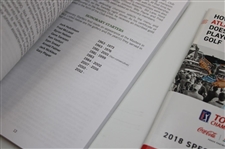 2019 Masters Tournament & 2018 Tour Championship Spectator Guides - Tiger's 80th & 81st Tour Victories