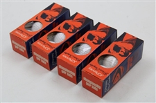 JC Penny Bruce Crampton Championship Golf Ball Box W/O Lid W/ Balls & Signed Cut Card JSA ALOA