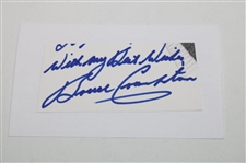 JC Penny Bruce Crampton Championship Golf Ball Box W/O Lid W/ Balls & Signed Cut Card JSA ALOA