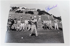 Gene Littler & Al Beselnick Signed Photos & Article w/1959 ToC Badge & Contestant Medal JSA ALOA