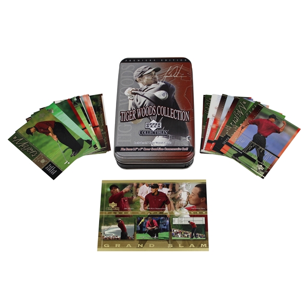 2001 Upper Deck Tiger Woods Collection Premiere Edition Tin