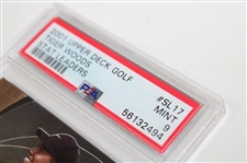 2001 Upper Deck Tiger Woods Golf Stat Leaders PSA Mint 9 