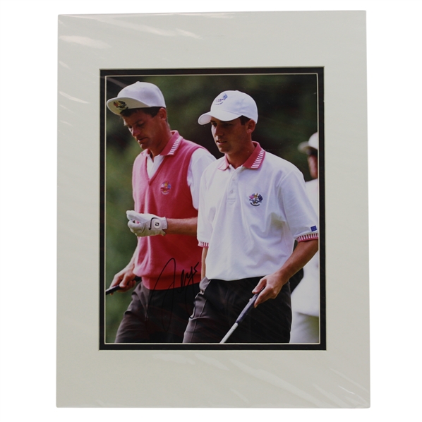 Sergio Garcia Signed Ryder Cup Matted Photo JSA ALOA