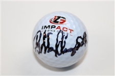 Bobby Clampett Signed Impact Zone Golf Ball, Hat & 'The Aspects of Impact' Book JSA ALOA