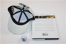 Bobby Clampett Signed Impact Zone Golf Ball, Hat & 'The Impact Zone' Book JSA ALOA