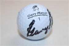 Gary Player Signed Black Knight Logo 1 Golf Ball JSA #AQ58714