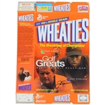 Jack Nicklaus Signed Golf Greats wJack & Tiger Cover Wheaties Box JSA #CE07656
