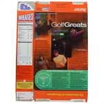 Jack Nicklaus Signed 'Golf Greats' w'Jack & Tiger Cover Wheaties Box JSA #CE07656