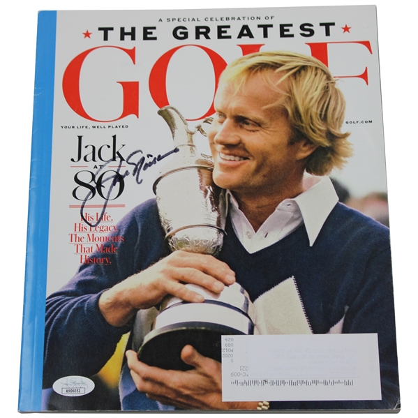 Jack Nicklaus Signed Golf Jack at 80 Magazine JSA #AN96052