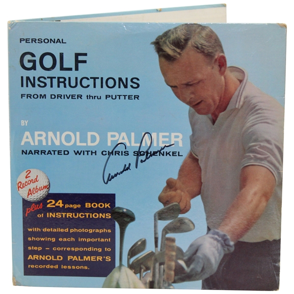 Arnold Palmer Signed Golf Instructions Record JSA #YY38444