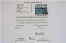 Arnold Palmer Signed Golf Instructions Record JSA #YY38444