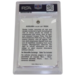 Arnold Palmer Signed 2002 Arnold Palmer Invitational Badge - Tiger Win #30 PSA/DNA #85152437