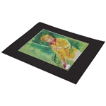 Jack Nicklaus Signed Leroy Neiman Print - Matted JSA #CG52259