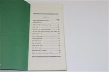 Jack Nicklaus Signed 1934-1963 'Records Of The Masters Booklet' JSA #AU49387
