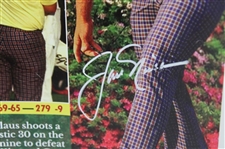 Jack Nicklaus Signed 'Jack's Six Green Jackets Poster' JSA #AU49381