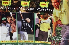 Jack Nicklaus Signed 'Jack's Six Green Jackets Poster' JSA #AU49381