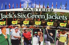 Jack Nicklaus Signed 'Jack's Six Green Jackets Poster' JSA #AU49381