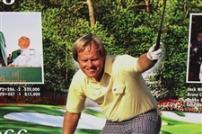 Jack Nicklaus Signed 'The Only Player to Win Six Green Jackets' Poster JSA #AQ55050
