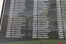 Jack Nicklaus Signed 1934-2023 Masters Champions w/Scoreboard Poster JSA #AW53476