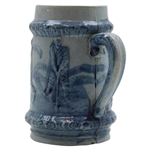 Vintage Golf Theme Blue Ceramic Mug/Stein