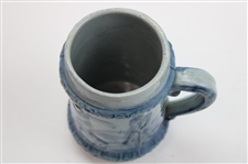 Vintage Golf Theme Blue Ceramic Mug/Stein