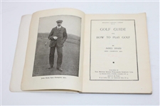1922 'Spaldings Athletic Library' Vol. 1 No. 10 Book by James Braid 