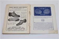 1922 'Spaldings Athletic Library' Vol. 1 No. 10 Book by James Braid 
