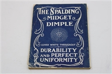 1922 'Spaldings Athletic Library' Vol. 1 No. 10 Book by James Braid 