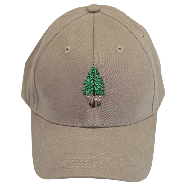Pine Valley Golf Club Embroidered Logo Khaki Hat - Unused