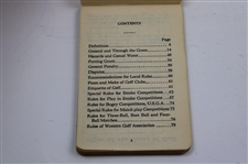 1926 'Macgregor Rule & Scorebook' Red Tartan Booklet