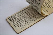1926 'Macgregor Rule & Scorebook' Red Tartan Booklet