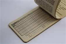 1926 'Macgregor Rule & Scorebook' Red Tartan Booklet
