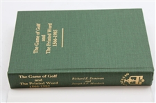 The Game Of Golf And The Printed Word - 1566-1985' Golf Book - 1987
