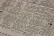 Three (3) 1846-1847  North of Scotland Gazette Newspapers w/Various Silver Cup, Gold Medal Results & other Content