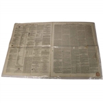 Three (3) 1846-1847  North of Scotland Gazette Newspapers w/Various Silver Cup, Gold Medal Results & other Content