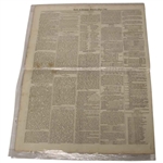 Three (3) 1846-1847  North of Scotland Gazette Newspapers w/Various Silver Cup, Gold Medal Results & other Content