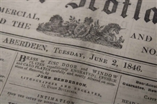 Three (3) 1846-1847  North of Scotland Gazette Newspapers w/Various Silver Cup, Gold Medal Results & other Content