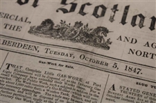 Three (3) 1846-1847  North of Scotland Gazette Newspapers w/Various Silver Cup, Gold Medal Results & other Content