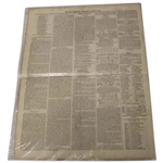 Three (3) 1846-1847  North of Scotland Gazette Newspapers w/Various Silver Cup, Gold Medal Results & other Content